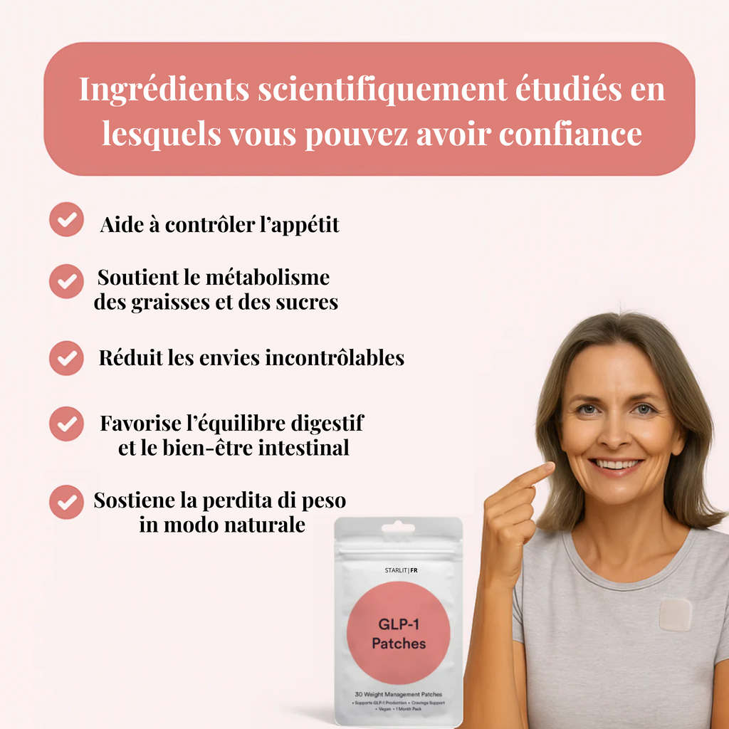 90 Parches GLP-1 | Pierde Peso