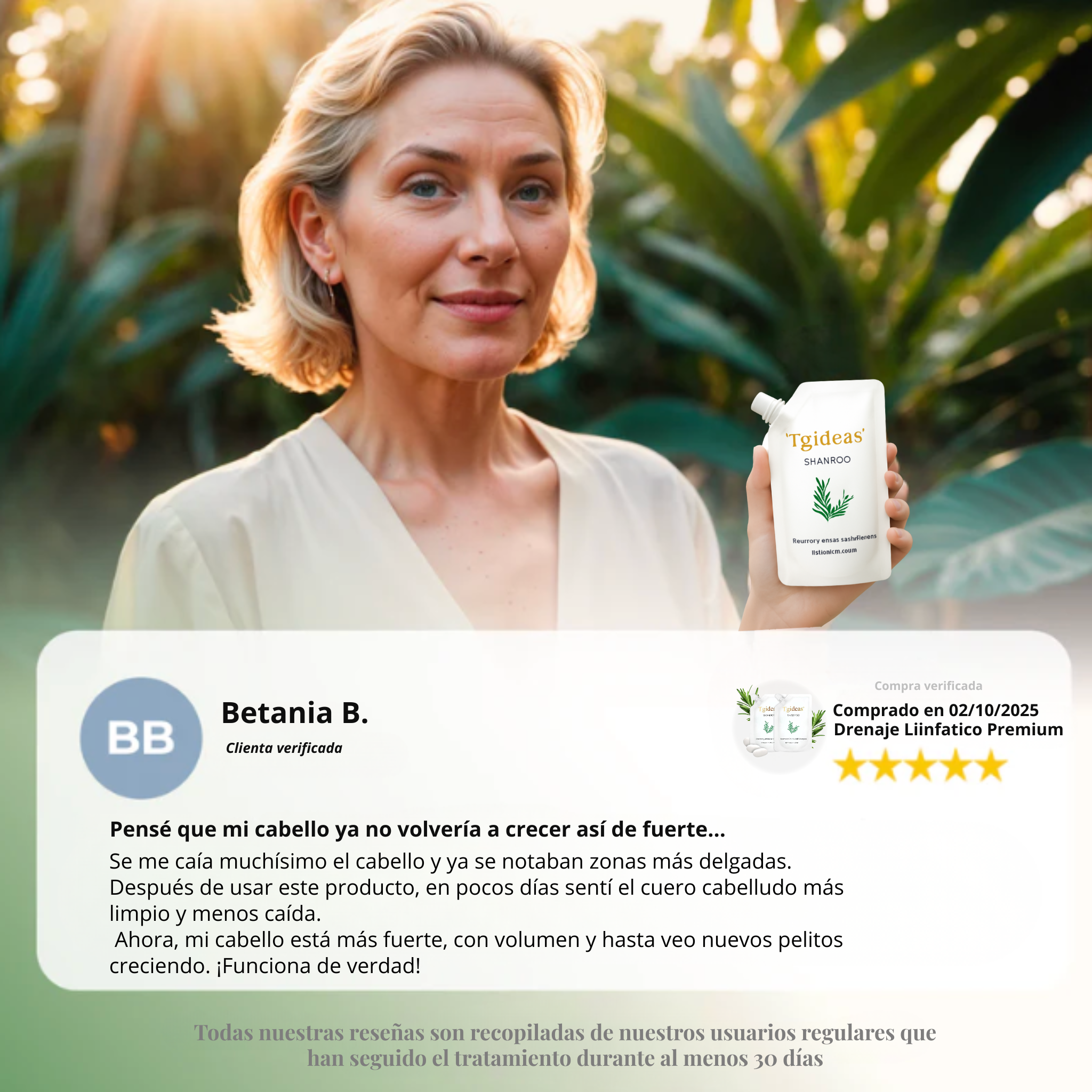 Revive tu Cabello – Tratamiento Anticaída y Crecimiento Tgideas ®