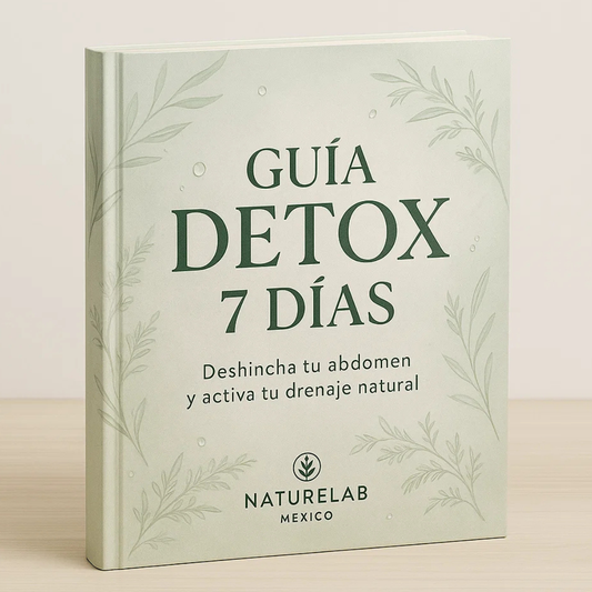 7 Day Detox Guide (value $299 MXN) — discover how to boost your drainage results from day one.