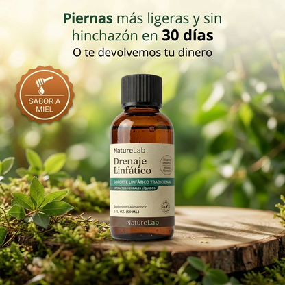 Drenaje Linfático Líquido - Reduce la hinchazón de piernas y siéntete más ligera