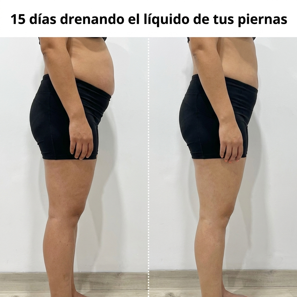 Drenaje Linfático Líquido - Reduce la hinchazón de piernas y siéntete más ligera